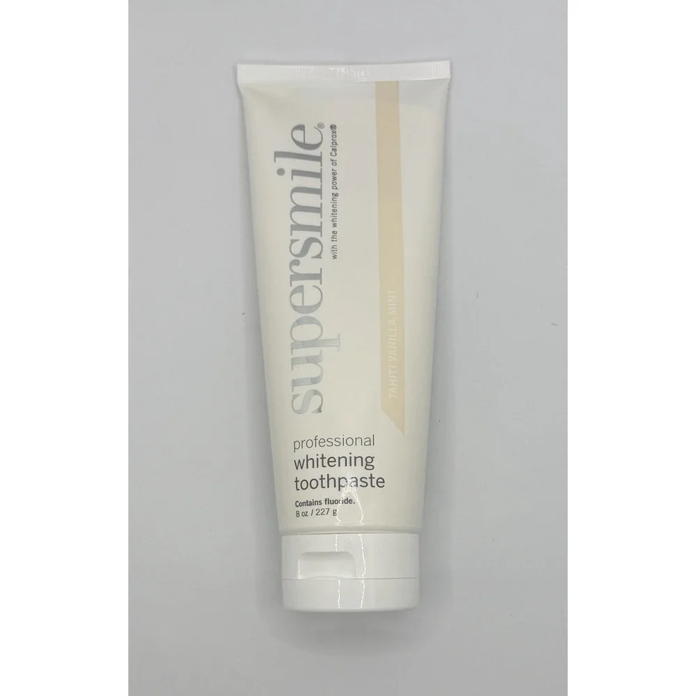 2X Supersmile Professional Whitening Toothpaste Tahiti Vanilla Mint 8 oz SEALED
